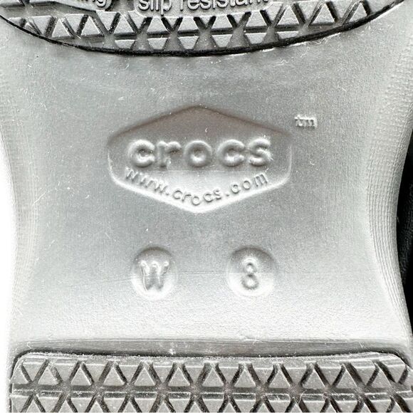 Crocs womens Neria Pro II Clog Work Shoes size 11 Slip Ons INSOLES MISSING Sz W8 - Picture 10 of 12